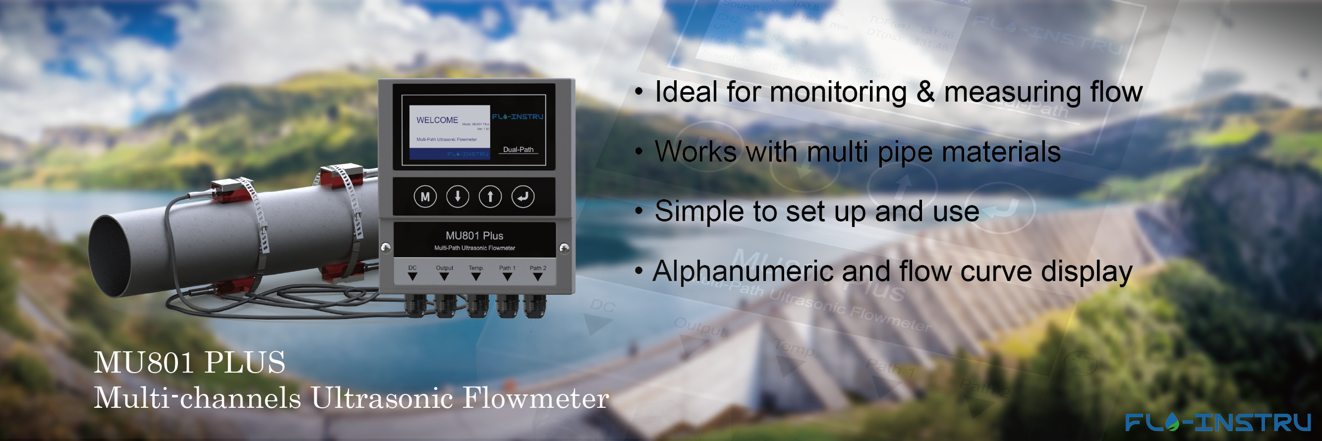 Qualität Klammer-auf Ultraschallströmungsmesser Fabrik