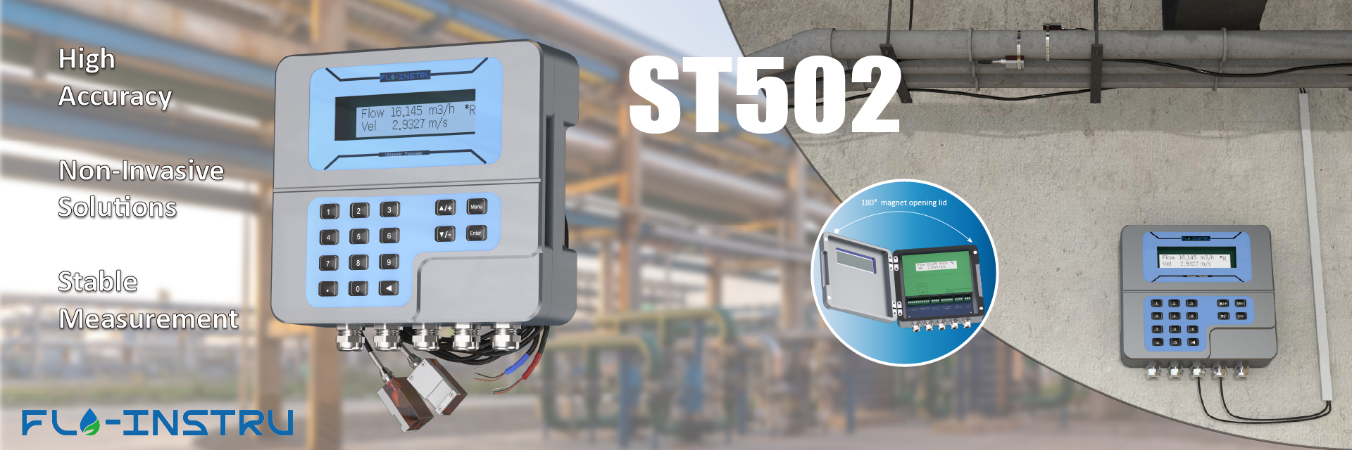 Qualität Klammer-auf Ultraschallströmungsmesser Fabrik